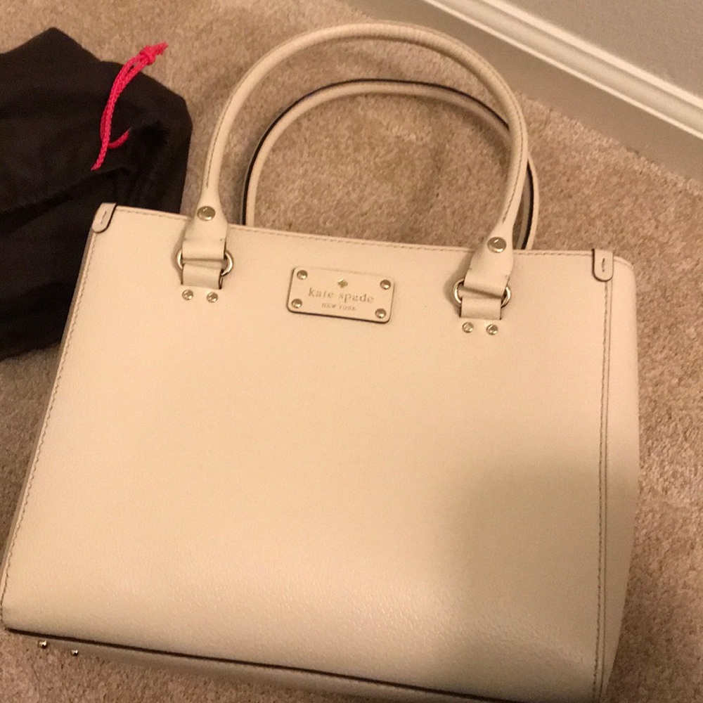 Kate Spade white handbag